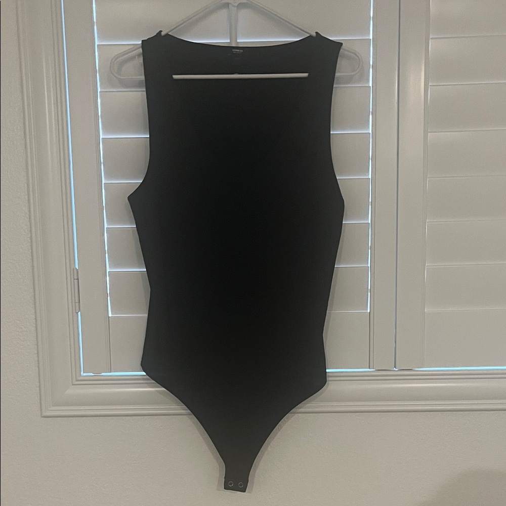 Express Black Sleeveless Bodysuit